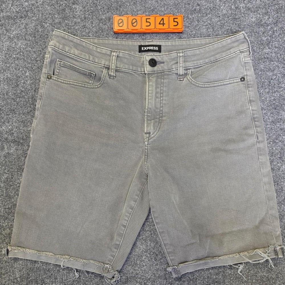 Express gray denim shorts Size 34